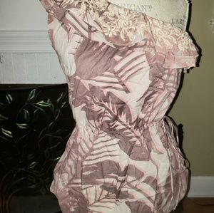 One shoulder Banana Republic top